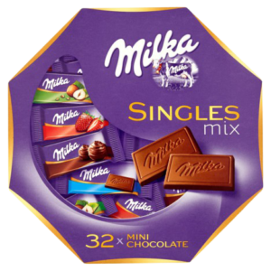 Milka milk pralines Singles mix 147 g (32 sztuki)