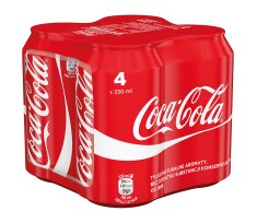 Coca-Cola  Cans 4 x 330 ml
