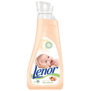 Lenor Sensitive Almond Oil Fabric Softener concentrate 1 l