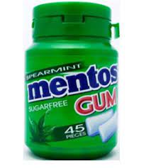 Mentos Gum Bottle Peppermint 45’s 70g