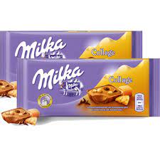 Milka Collage Caramel, Bscuit & Chocolate Drops 93g