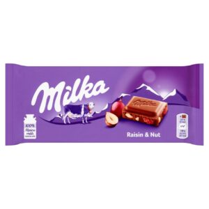 Milka Chocolate Raisin & Nut 100 g