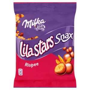 Milka Lila Stars Snax Rispee 50 g